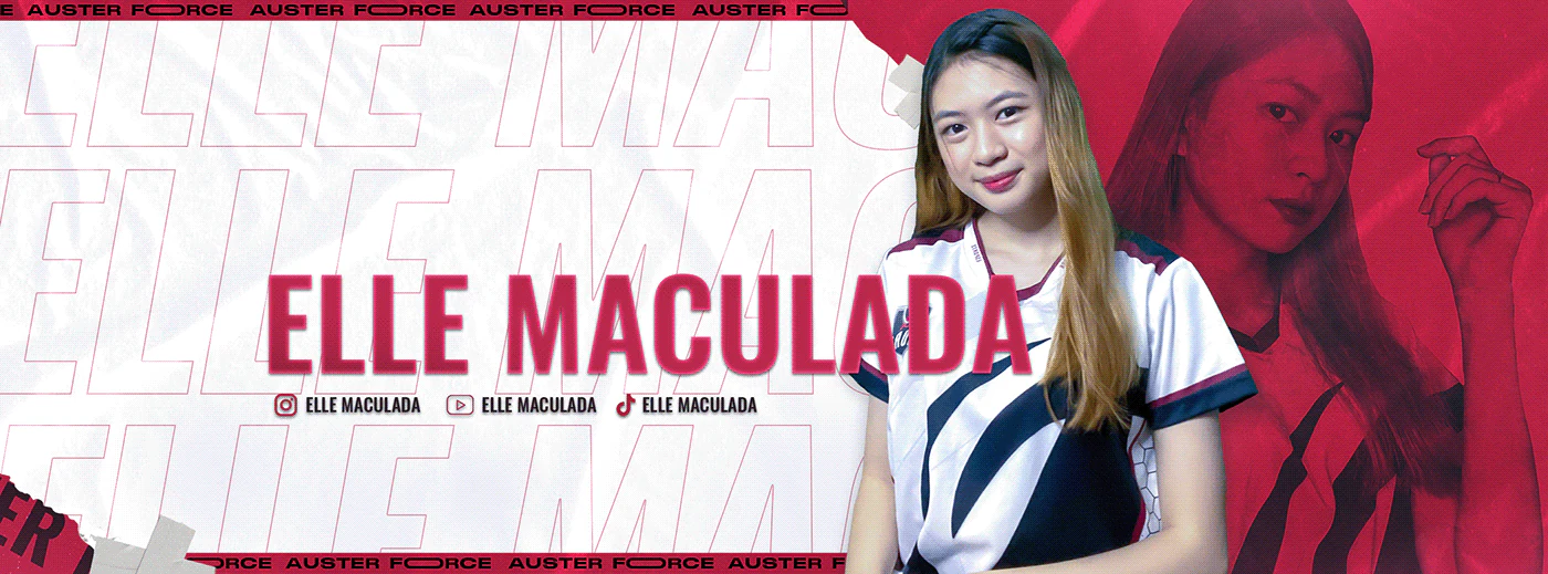 Auster Force talent reveal banner: Elle Maculada
